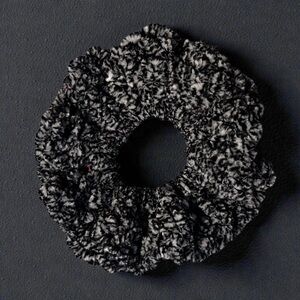 3/$12 Elegant Black and White Hair Scrunchie